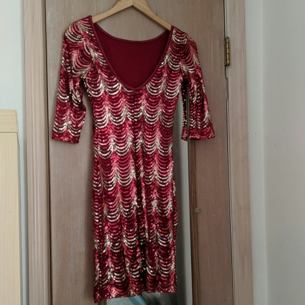 Flapper Style Sequin Dress